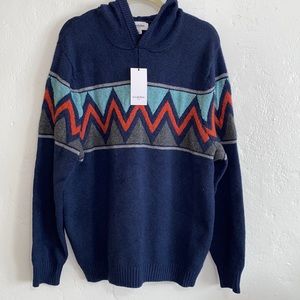 SO WARM Goodfellow super soft Hooded pullover Sweater size Large